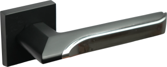 картинка Ручка дверная AM407 MBK/CP Strong от магазина ТНП