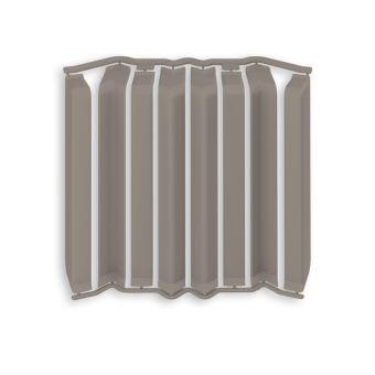 картинка Накладки для плинтуса прямоугольного 80мм "Идеал Дюра" (набор из 8 эл. во фл.), 036 Платиново-серый от магазина ТНП