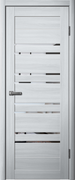 картинка Дверное полотно 282 700 ясень пепельный, зеркало от магазина ТНП