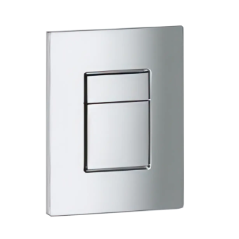 картинка chrome square flsuh button/ Хромированная квадратная кнопка  KZGY001-C  от магазина ТНП