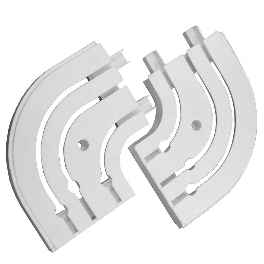 картинка Угловой элемент 3П (пара) для карниза "Стандарт" от магазина ТНП