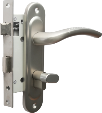 картинка Ручка на планке с замком LS-59 MSN Strong от магазина ТНП