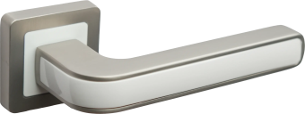 картинка Ручка дверная AM335 MSN/WH Strong от магазина ТНП