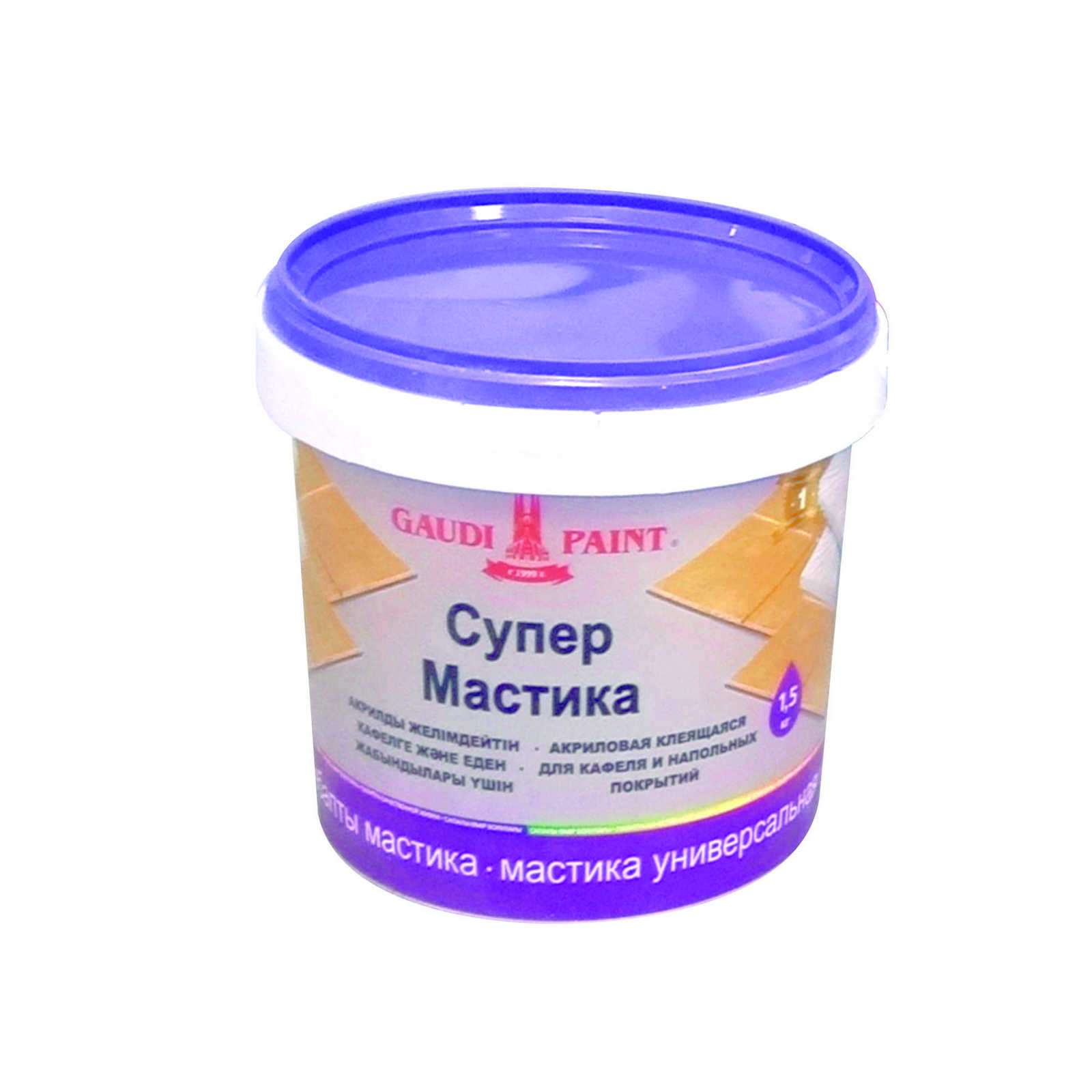 картинка Акриловый клей "Супер Мастика" 1,5 кг от магазина ТНП