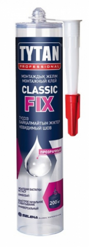 картинка Монтажный клей TYTAN CLASSIC FIX (310 мл) бесцветный от магазина ТНП