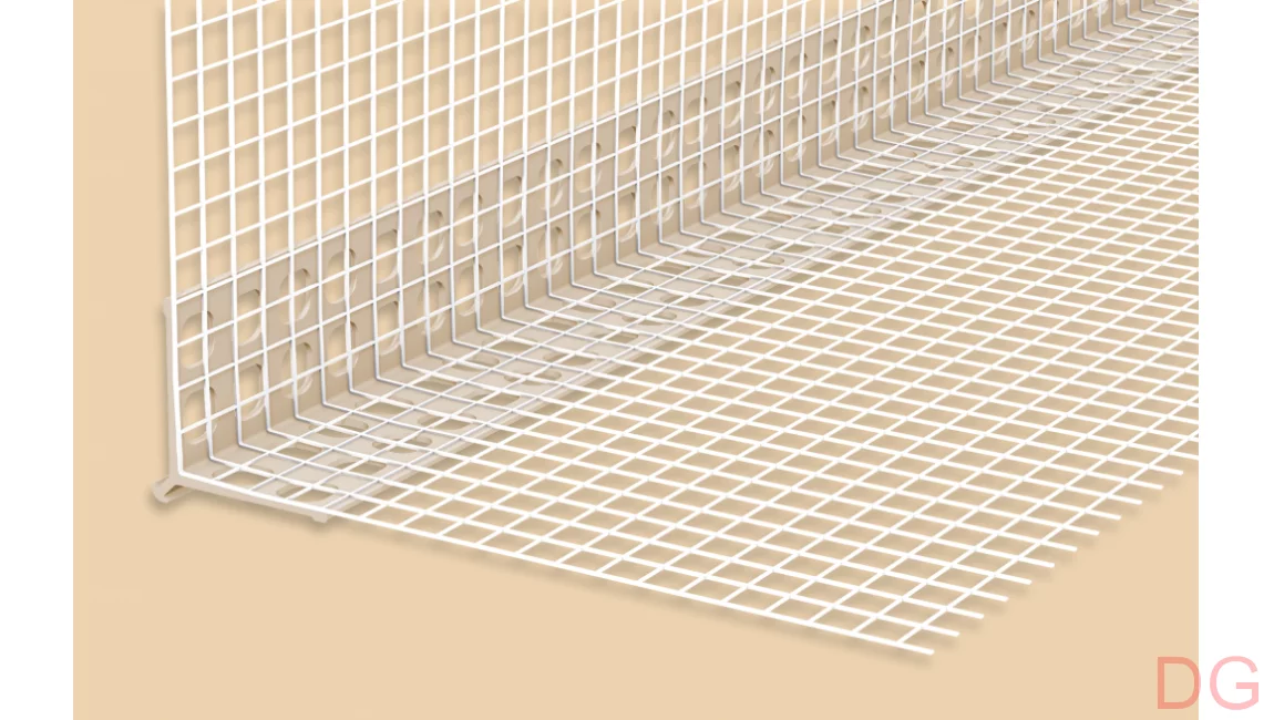 картинка ЕвроУгол штукатурный 4мм с сеткой 100х150мм 3,0м "Идеал" от магазина ТНП