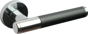 картинка Ручка дверная ZM675/5205 CP/BK Strong от магазина ТНП