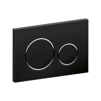 картинка Кнопка смыва черная матовая KZ003Q-B от магазина ТНП