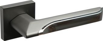 картинка Ручка дверная AM407 MBN/CP Strong от магазина ТНП