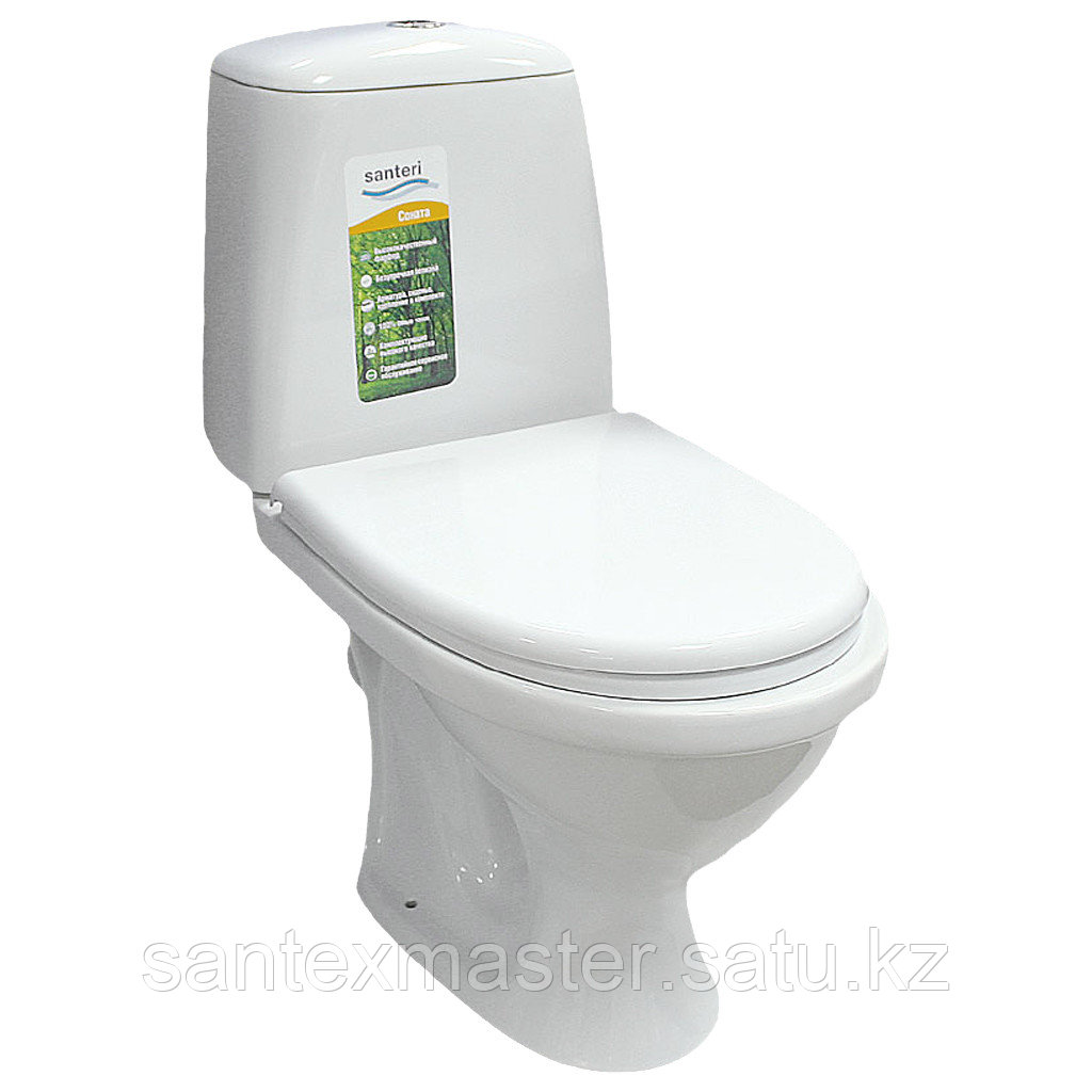 картинка УНИТАЗ-КОМПАКТ СОНАТА БЕЛЫЙ от магазина ТНП