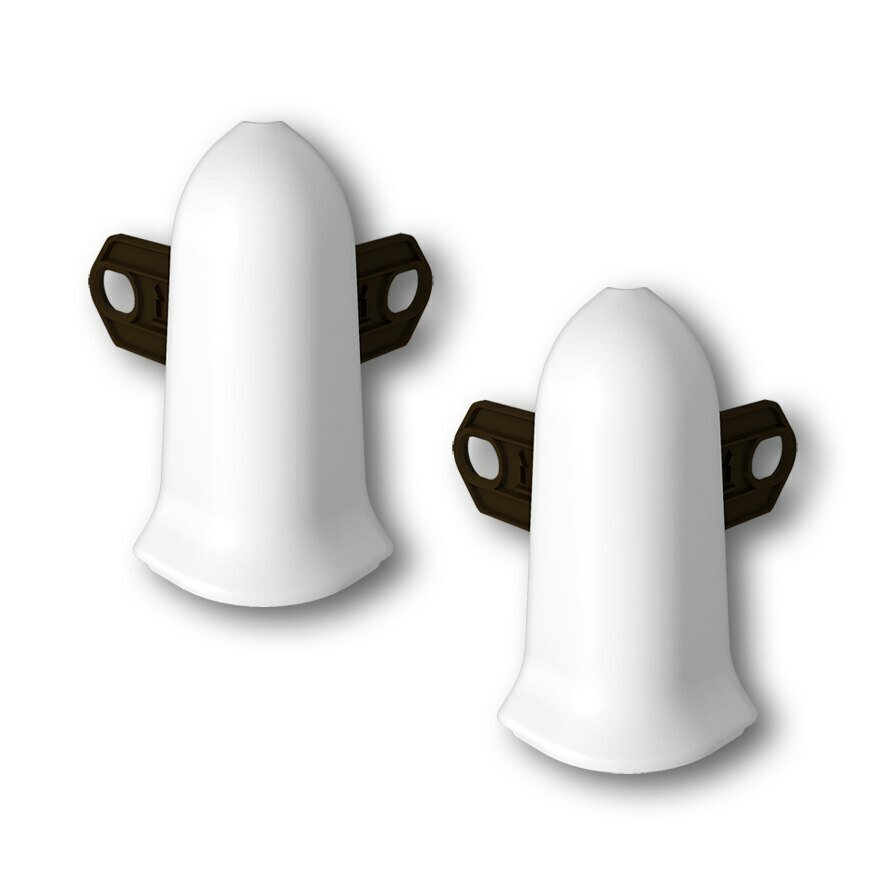 картинка Угол наружный (внешний) с крепежом для плинтуса 70мм "Деконика", 221 Дуб янтарный (20шт) от магазина ТНП