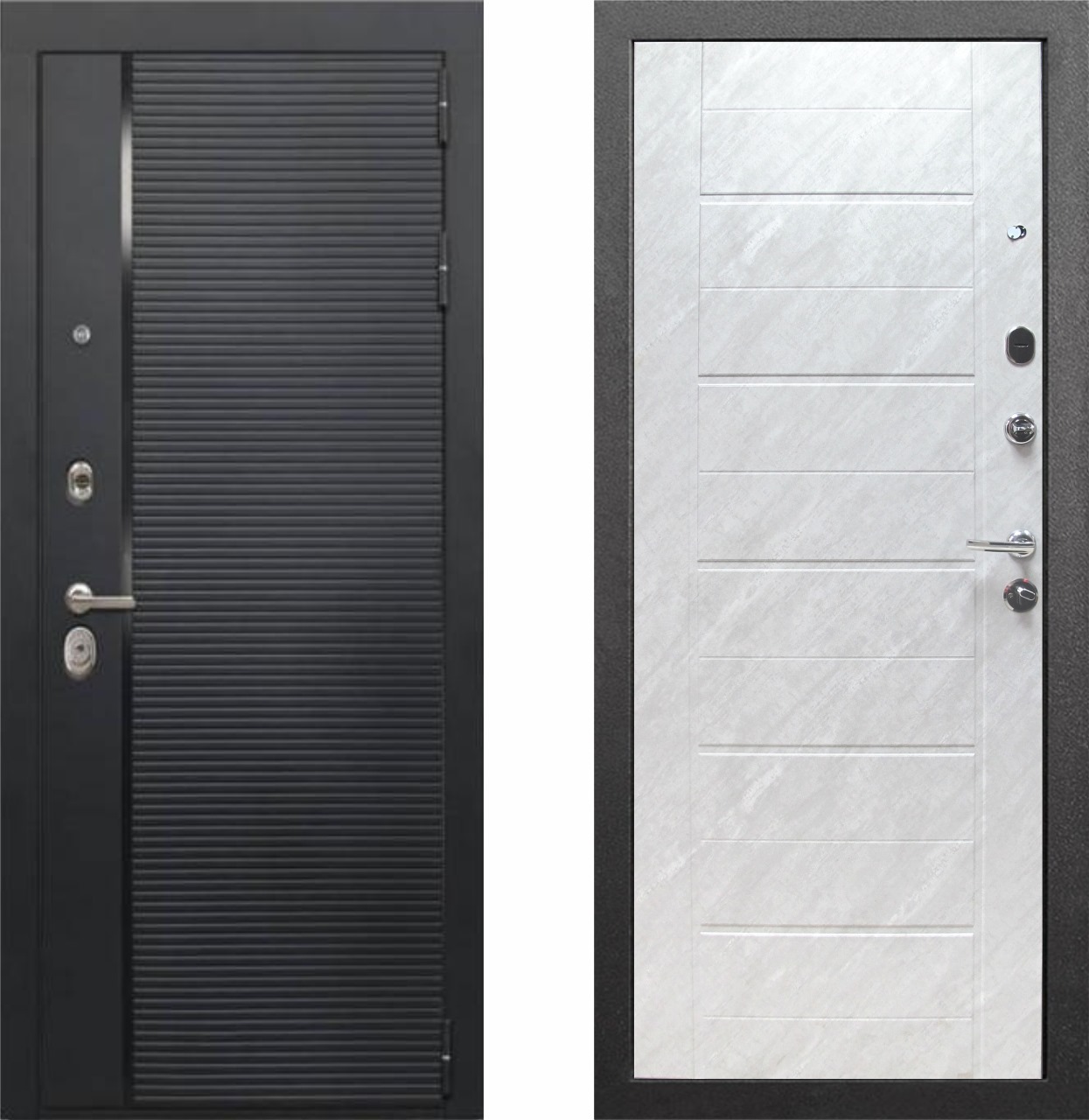 картинка Дверь мет. STRONG 801 Бетон 960*2050*80 L от магазина ТНП