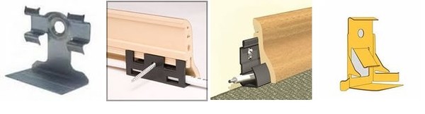 картинка Клипса металлическая для плинтуса UHD от магазина ТНП