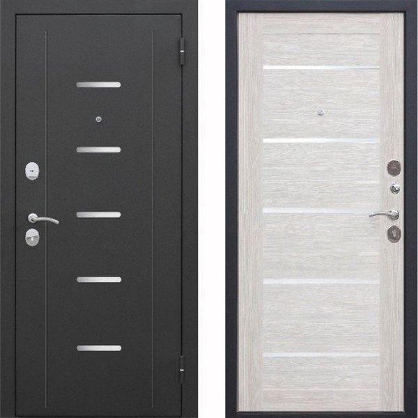 картинка Дверь мет. 7,5 см  Гарда муар Лиственница беж Царга (960мм) левая от магазина ТНП