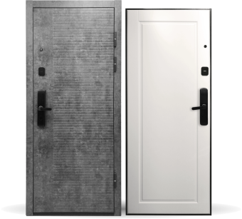 картинка Дверь мет. STRONG EZ 806 МДФ/Белый  860*2050 L от магазина ТНП