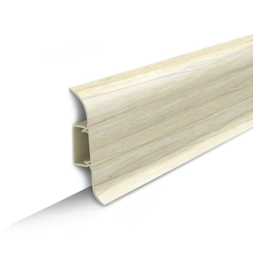 картинка Плинтус напольный с центральной планкой 55мм 2,2м "Идеал Классик", 262 Клен вермонт  (40шт) от магазина ТНП