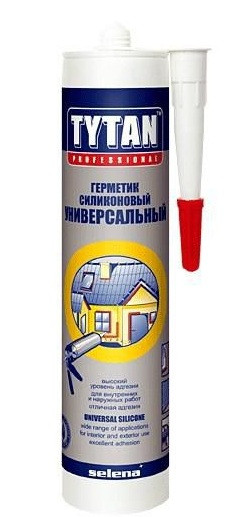 картинка TYTAN силикон универсальный (280 мл) черный (КНР) от магазина ТНП