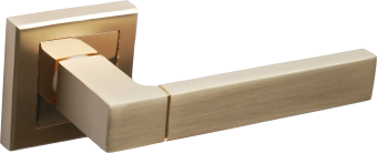 картинка Ручка дверная AM2104 MSB/GP Strong от магазина ТНП