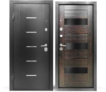 картинка Дверь мет. STRONG 708 Дуб мокко царга 860*2050*70 L от магазина ТНП