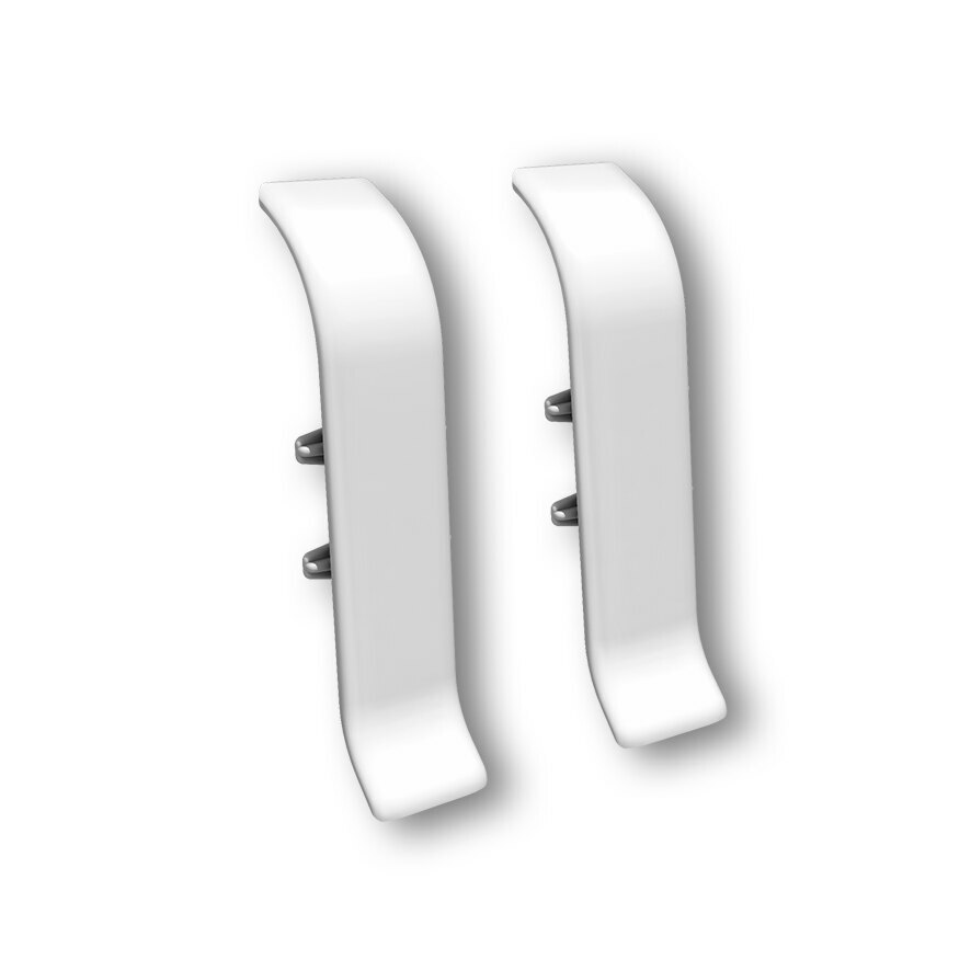 картинка Соединитель для плинтуса 55мм "Идеал Классик", 267 Клен белый (20шт) от магазина ТНП