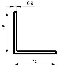 картинка Угол 15*15, туранга, 2,7м. Д-947  от магазина ТНП