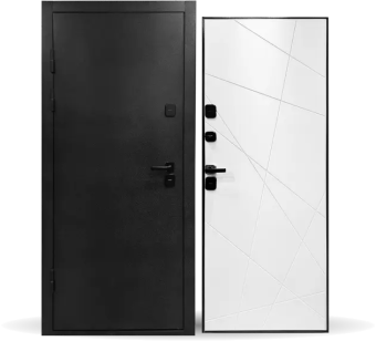 картинка Дверь мет. STRONG 1019 LINE белый термо 860*2050 L от магазина ТНП