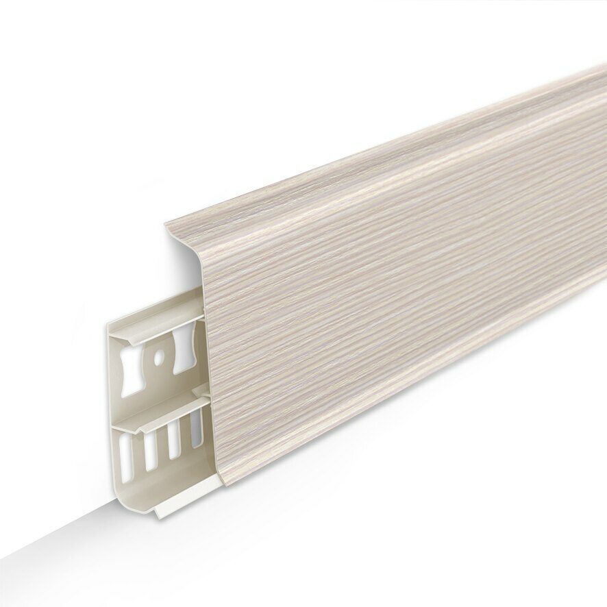 картинка Плинтус напольный 70мм 2,2м "Деконика", 266 Клен светлый (20шт) от магазина ТНП