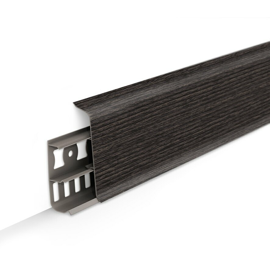 картинка Плинтус напольный 70мм 2,2м "Деконика", 352 Каштан серый (20шт) от магазина ТНП