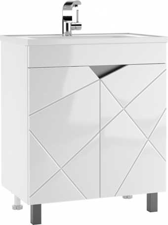 картинка Тумба под умывальник "UNIT 70" Vector без ящика Домино DV6608T от магазина ТНП