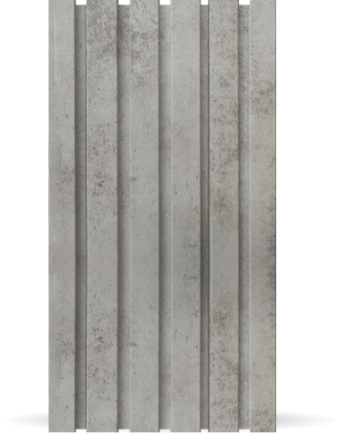 картинка Интерьерная декоративная панель П8 16х121х2800 мм Бетон Серый (ГП) от магазина ТНП