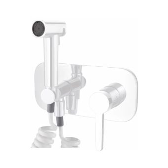 картинка ВСТРАИВАЕМЫЙ СМЕСИТЕЛЬ ДЛЯ РАКОВИНЫ  DA1504408 матовый белый от магазина ТНП