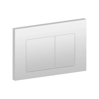 картинка Кнопка смыва белая глянцевая KZ008Q-W от магазина ТНП