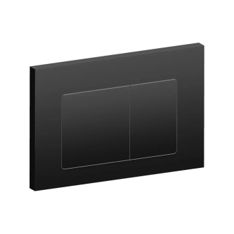 картинка Кнопка смыва черная матовая KZ008Q-B от магазина ТНП