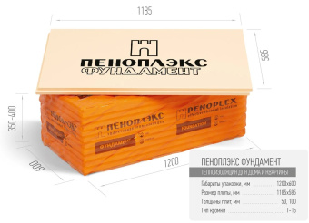 картинка Пеноплекс Фундамент (50*585*1185) Т15 от магазина ТНП